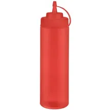 APS Quetschflasche, 6er Set 93258 , Maße (Ø x H): 7 x 26,5 cm, Farbe rot