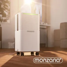monzana Luftentfeuchter 15-20m2 12L/Tag LED-Display 24-Std-Timer Weiß