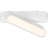 Briloner Luxtrail LED Tracklight, Warmweiß, Schwenkbar, Zubehör, LED Spot, Spotlight, Deckenspot, Lampen, Deckenlampe, Deckenleuchte, 130mm, Weiß