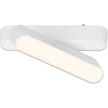 Briloner Luxtrail LED Tracklight, Warmweiß, Schwenkbar, Zubehör, LED Spot, Spotlight, Deckenspot, Lampen, Deckenlampe, Deckenleuchte, 130mm, Weiß