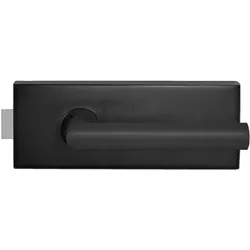 Glastürschlossset EGS 360/460 Q -  unverschließbar / Kosmos schwarz