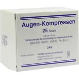 KERMA Verbandstoff GmbH AUGENKOMPRESSEN 5.8x7CM UNSTERIL