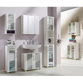 WELLTIME Jaca Midischrank 30 x 130 x 27 cm Weiß