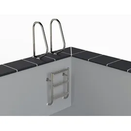 Ideal Edelstahl Modell 04 Eichenwald Poolleiter geteilt Ø40