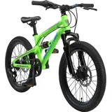 Bikestar Fully Mountainbike 20 Zoll grün