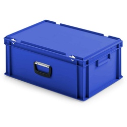 Koffer-Eurobehälter, LxBxH 600 x 400 x 230 mm, blau