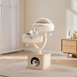 fudajo Zweigdesign Kratzbaum 95 cm braun