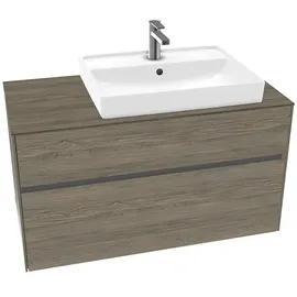 Villeroy & Boch Collaro Waschbeckenunterschrank 100 x 55 cm Stone Oak
