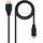 NANOCABLE Micro HDMI auf HDMI Kabel 0,8 m Schwarz