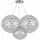 s.luce Atom 3-flg. 70 cm rund / Chrom