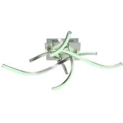 Deckenleuchte Deckenlampe Designlampe Smart LED Dimmer Fernbedienung L 69 cm