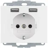 Berker USB-Steckdose 1 Weiß 1 St.