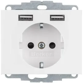 Berker USB-Steckdose 1 Weiß 1 St.