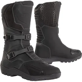 BÜSE Adventure wasserdichte Motorrad Stiefel, schwarz, 42