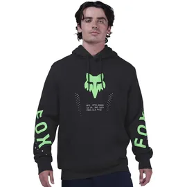 Fox Hoodie Schwarz/Grün L