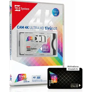 TELE System Cam tivùsat 4K Ultra Hd Conditional-access Modul (cam)