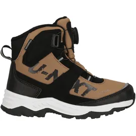 Whistler Stiefel WHISTLER "Nocara", Mädchen, Gr. 29, braun, schwarz, Kunstfaser, Synthetik, Schuhe Stiefel, mit weichem Fleecefutter