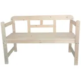 Buri Friesenbank 122 x 78 x 0 cm Braun