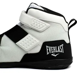 EVERLAST Powerlock X-trainer Boxschuhe Weiß Größe 6, leicht, Vollmesh, Stoßdämpfung, Wettkampf & Training, sicherer Sitz