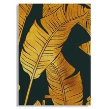 Matabooks Notizbuch Golden Leaves A5 blanko farbig
