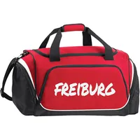 Multifanshop Sporttasche - Freiburg - Textmarker - Druck weiß