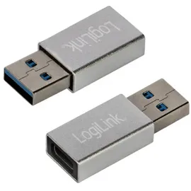 Logilink AU0056 USB 3.2 Gen 1 (USB 3.0) Adapter [1x USB 3.2 Gen 1 Stecker A (USB 3.0) - 1x USB 3.2 Gen 1 Buchse C (USB 3.0)]