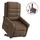 vidaXL Relaxsessel mit Aufstehhilfe Stoff 91,5 x 102,5 x 91,5 cm Braun mit Liegeposition