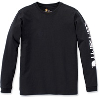 CARHARTT Workwear Logo Damen Long Sleeve in schwarz, XL