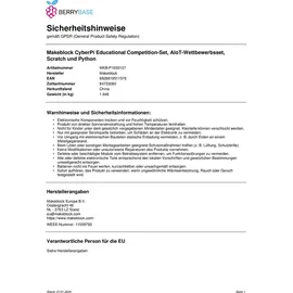 Makeblock CyberPi Educational Competition-Set 128-tlg.