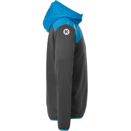 Kempa Emotion 2.0 1/4-Zip Hoodie anthrazit/kempablau S