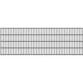 FA-Bausysteme Doppelstabmattenzaun 8/6/8 250 cm x 83 cm Feuerverzinkt