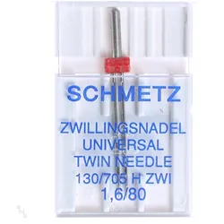 Schmetz Zwillings-Universal-Nadel 1,6 mm Stärke 80