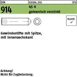 F. REYHER Nchfg. GmbH & Co. KG Gewindestift DIN 914 M10x50 Stahl galvanisch verzinkt 100 Stück