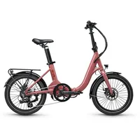 Coast JIFO light 20 Zoll 7-Gang Elektro Faltrad rosa