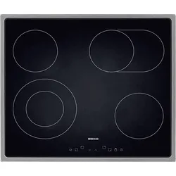 BEKO EB 9741 XHL Glaskeramikkochfeld (580 mm breit, 4 Kochzonen)