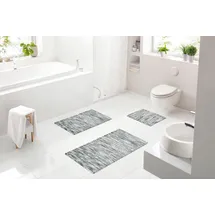 GRUND Badteppich Leonie Grau 65 x 115 cm
