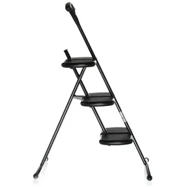 Kartell Klappleiter, schwarz, 43 x 92 cm
