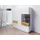 OTTO home Sideboard SILKE 130 x 139 x 40 cm Weiß hochglanz / Votaneichefarben