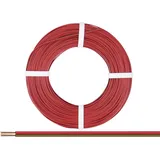 Donau Elektronik 225-080-25 Litze 2 x 0.25mm2 Rot-Braun