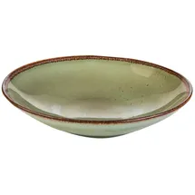 CreaTable Suppenteller NATURE COLLECTION grün - - mit Reaktivglasur