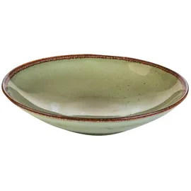 CreaTable Suppenteller NATURE COLLECTION grün - - mit Reaktivglasur