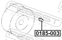 FEBEST Radmutter 0185003 für TOYOTA