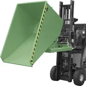 Bauer Südlohn Spänebehälter EXPO-E 1200, lackiert, Resedagrün