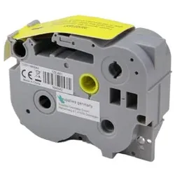 TZe651 Alternativ Farbband BK on Gelb für Broth / TZe651