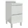 vidaXL Unterschrank Gastro-Küchenschrank 50 x 60 x 96 cm Silber
