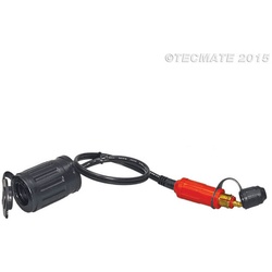 OPTIMATE Adapterkabel Motorrad-Steckdose auf Auto-Steckdose (No.16)