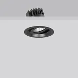 RZB Levido LED 12W rund schwarz Aluminium