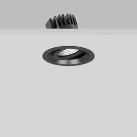 RZB Levido LED 12W rund schwarz Aluminium