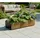 Herstera Pflanzkübel Deco Planter Xic M 40 x 100 x 25 cm Schwarz