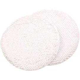Sichler Haushaltsgeräte 2er-Set Ersatz-Polier-Pads mit weicher Oberfläche für FPM-700